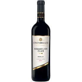 Víno Mikulov Sommelier Club Merlot 2021 pozdní sběr